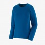 Women's Capilene Thermal Weight Crew Neck Shirt-Alpine Blue - Light Alpine Blue X-Dye