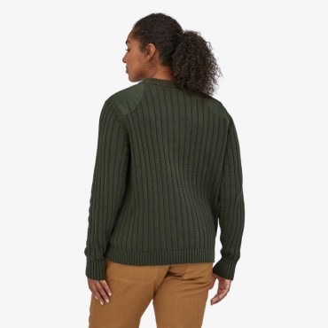 Women's Fog Cutter Workwear Sweater-Alder Green