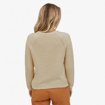 Women's Long-Sleeved Organic Cotton Spring Sweater-Drifter Grey