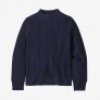 Women's Off Country Mock Neck Sweater-New Navy