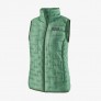 Women's Micro Puff Vest-Gypsum Green