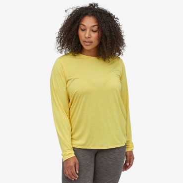 Women's Long-Sleeved Capilene? Cool Daily Shirt-Pineapple