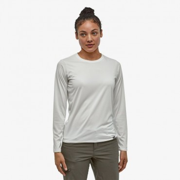 Women's Long-Sleeved Capilene? Cool Daily Shirt-White