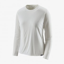 Women's Long-Sleeved Capilene Cool Daily Shirt-White