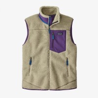 Men's Classic Retro-Xreg; Fleece Vest - Pelican w/Purple